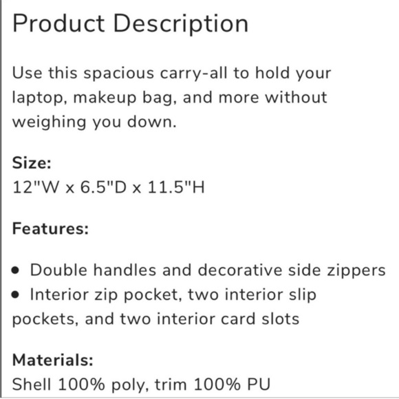 Botkier New York Bond Tote Bag in Black NEW with tags! - Picture 12 of 14